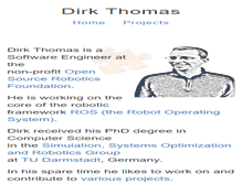 Tablet Screenshot of dirk-thomas.net